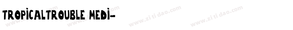 TropicalTrouble Medi字体转换